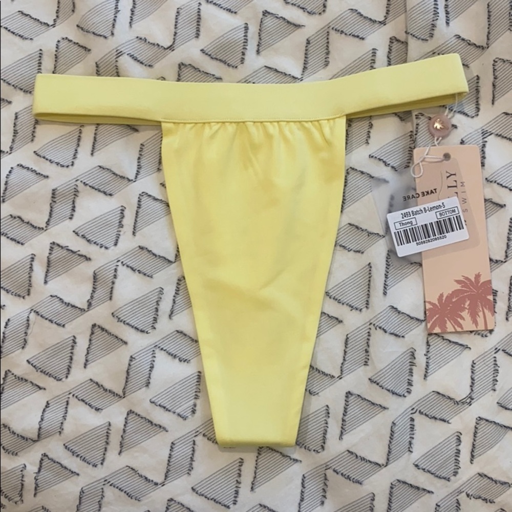 Oh Polly thong swim bottoms